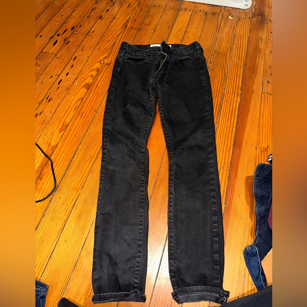 Express “Alec” Black Skinny Jean